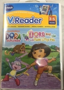 VTECH V.READER DORA LA EXPLORADORA DORA Y LOS TRES CERDITOS NUEVO - Imagen 1 de 1