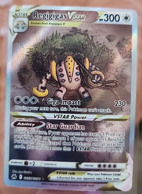 CARTA POKÉMON REGIGIGAS V Astro 114/159 Zenit Regale Mint Ita EUR