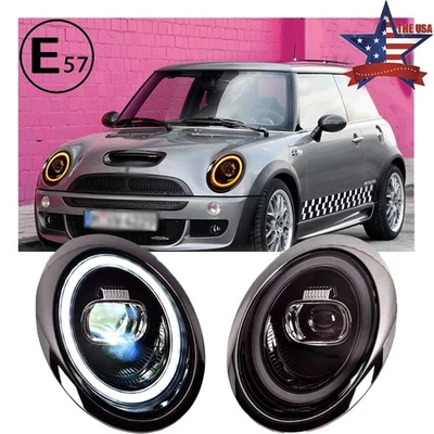 Faros LED DRL con arranque animado para BMW Mini Cooper R50 R52 R53 2001-2007 Foto 1 de 4