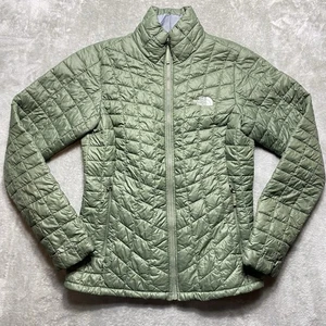 The North Face Jacke Damen Small Thermoball grün gesteppt Outdoor Puffer - Bild 1 von 12