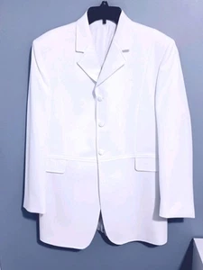 Andrew Fezza FUSION White Tuxedo Jacket "Captain " Size 40TR - Picture 1 of 6
