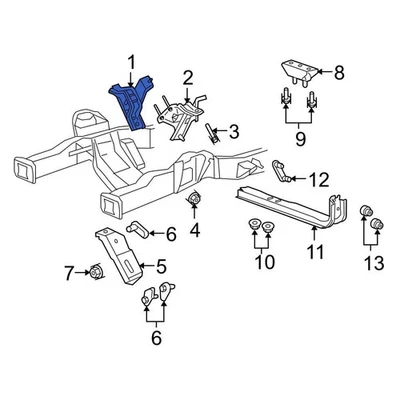 For Ford E-350 Super Duty 2011-2019 Ford 5U9Z6038AA Right Engine Mount Foto 1 de 2
