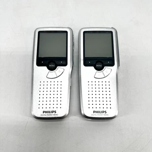 Philips  Digital Pocket Memo LFH-9370 Voice Command Recorder Set of 2 - Picture 1 of 8