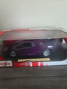 Maisto 1:18 Scale Lamborghini Diablo SV Diecast- Rare Purple - Picture 1 of 8