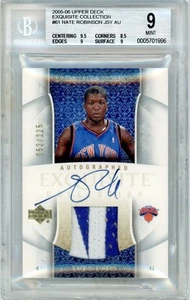 2005-06 Upper Deck Exquisite Nate Robinson #61 RPA /225 BGS 9 Auto 10 - Picture 1 of 2