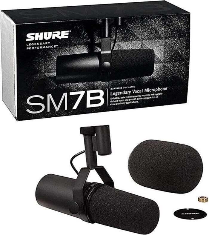 Shure SM7B Cardioid Dynamic Vocal Mikrofon Schwarz Originalverpackung  NEU - Bild 1 von 1