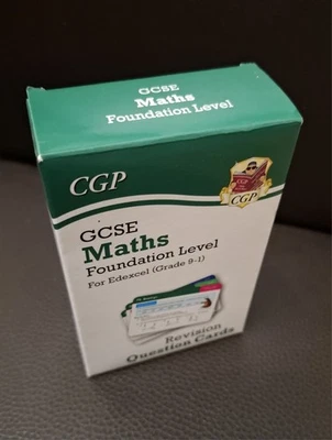 GCSE Maths Revision Question Cards Foundation Level For Edexcel (Grade 9-) CGP - Image 1 of 3