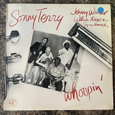 Sonny Terry Vinyl LP Whoopin’ Album Blues Record - Image 1 of 3