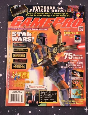 Gamepro Magazine Issue 97 - October 1996 - Star Wars, Mario 64, Tekken 2 - Image 1 of 4