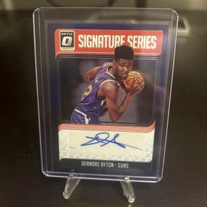 Donruss Optic Signature Series Purple Prizm DeAndre Ayton Rookie Auto RC 2018-19 - Imagen 1 de 2