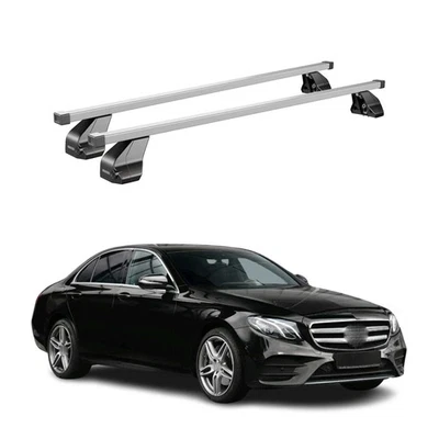 For Mercedes-Benz E63 AMG 18 OMAC USA Gray Fix Points Roof Racks Cross Bar Foto 1 de 4