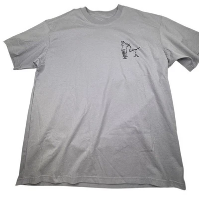 Nike Golf T-Shirt Men’s Medium Gray Loose Fit Performance Graphic Print Tee - Image 1 of 4