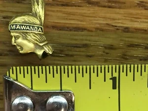 INDIANERKOPF ANSTECKNADEL SELTEN ANTIK MAWANDA - Bild 1 von 3