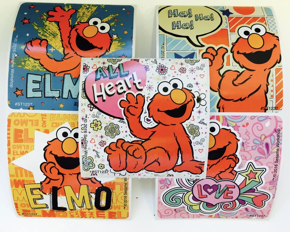 20 Adesivos de Amor Sesame Street Elmo Favores de Festa Abastecimento para Professores - Imagem 1 de 1