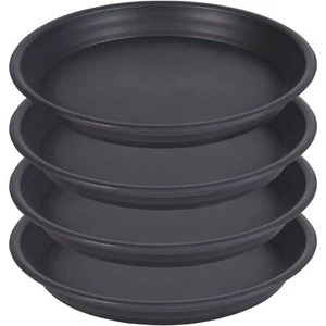 SAUCERHOME Plant Saucer Pot Tray 6 inch 4 Packs 8 inch 7.6 inch Plastic Flowe... - Picture 1 of 7
