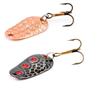 Oldstream Igor Olejnik Fishing Mini Micro Spoons Handmade Trout Chub Ide #GN01 - Picture 1 of 12