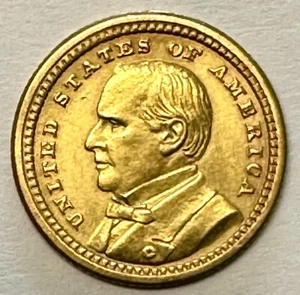 1903 Louisiana Purchase Exposition Commemorative Gold Dollar Free US Shipping - Picture 1 of 2