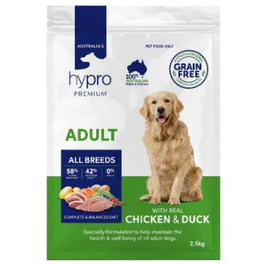 Hypro Premium Adult All Breeds Dry Dog Food Real Chicken & Duck 2.5kg - Picture 1 of 1
