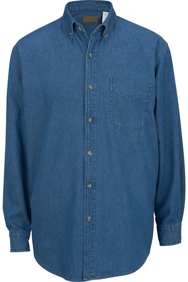 Edwards Unisex Denim Midweight Long Sleeve Shirt - 1093 FREE SHIPPING! - Image 1 of 1