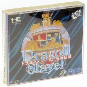 DRAGON SLAYER NEC PC-Engine SUPER CD-ROM Japan Import PCE SCD Hudson NTSC-J - Picture 1 of 2