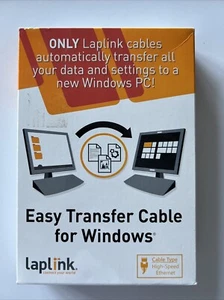 1 nuovo cavo di trasferimento Laplink Easy per Windows - Ethernet - PABBLEXV01000PARTPEN - Foto 1 di 4