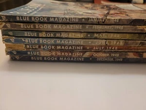 Blue Book Magazine Lot Of 7 1948 - Bild 1 von 8