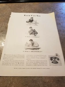 1941 Vintage Print Ad Bell Telephone system. Each can say - Imagen 1 de 1