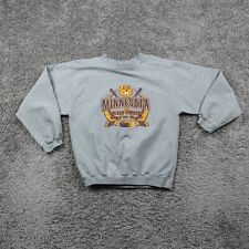 Vintage University of Minnesota Sweatshirt Mens Medium Hockey USA Golden Gophers