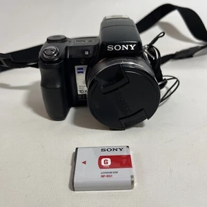 Sony Cyber-shot DSC-H7 8.1MP Digital Camera w/ Battery Tested Works - Picture 1 of 12