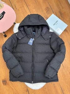 Polo Ralph Lauren Decker Down Jacket Puffer Dark Grey Hooded Mens Shield size XL - Picture 1 of 24