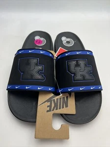 Nike Offcourt UK Kentucky Wildcats Log Slide Sandals Men’s 11 Black DD0529-001 - Picture 1 of 4