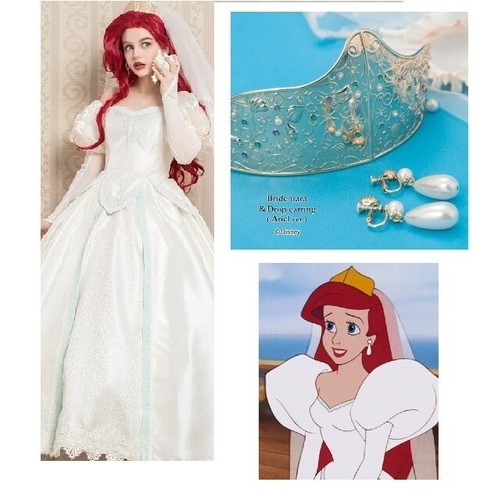 UNDERCOVER Disney Sirenetta Ariel Brid Vestito e Diadema Donna Miele Segreto Giappone