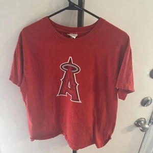 Anaheim Angels Red T-Shirt Size Large - Picture 1 of 5