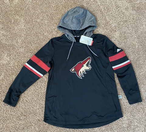 adidas Phoenix Coyotes Women's NHL Offsides Premium Hooded Sweatshirt XL Cover