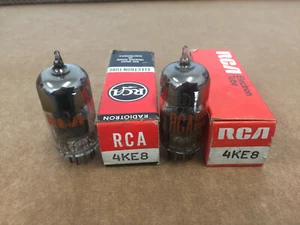 SET BESTEHEND AUS 2 RCA 4KE8 VINTAGE ELECTRON VACUUM RÖHRE  - Bild 1 von 4