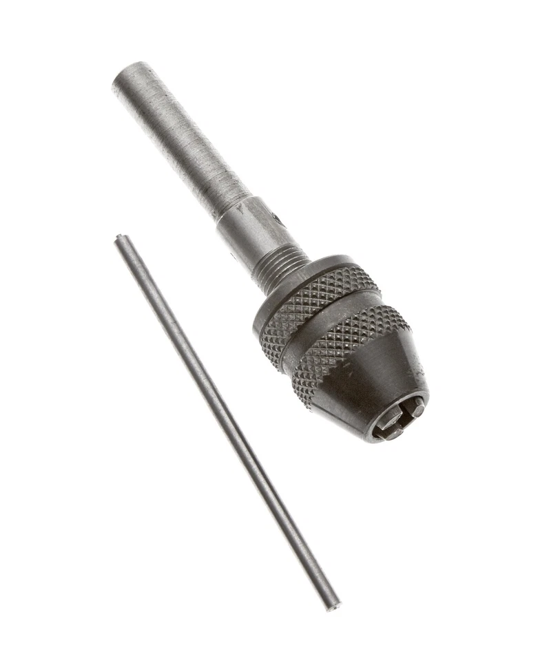 EXPO 12806 3 JAW PIN CHUCK FOR PILLAR DRILL & UNIMAT HOLDS 0.5 - 3.8mm HSS BITS