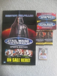 Star Wars Evolution Cards Hobby Box Topps Cards (2006) With Autograph Card - Picture 1 of 1
