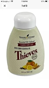 Thieves Foaming Hand Soap 8oz by Young Living Essential Oils, Lemon - Sealed - Picture 1 of 3