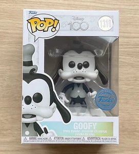 Funko Pop Disney 100 Goofy Vintage B&W #1310 + Protector Gratuito - Imagen 1 de 6