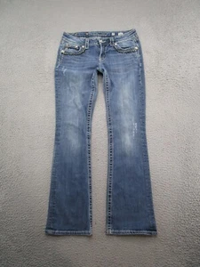 Pantalones de mezclilla Miss Me Easy corte bota azul con solapa bolsillo etiqueta para mujer talla 27 (30x32) - Imagen 1 de 15