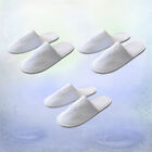 3 Pairs Guest House Shoes Commercial Slippers Soft Family Indoor