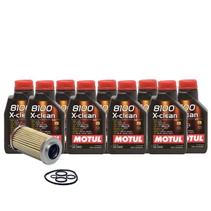 9L Motul 8100 X-CLEAN 5W40 Wix XP Filter Motor Oil Change Kit API SN - Picture 1 of 1