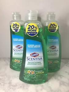 4 Clorox Scentiva Dishwashing Liquid / Fresh Brazilian Blossoms Scent - Picture 1 of 3