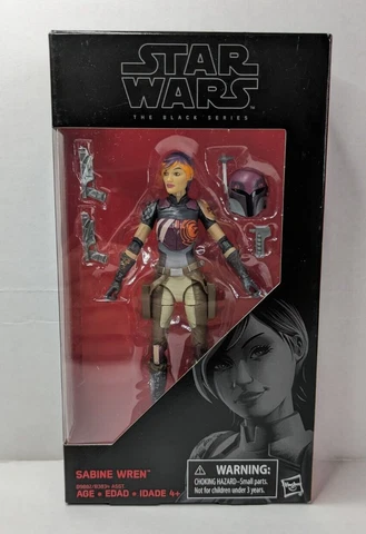 Star Wars 6" Black Series Sabine Wren #33 Star Wars: Rebels Animated Series Cover