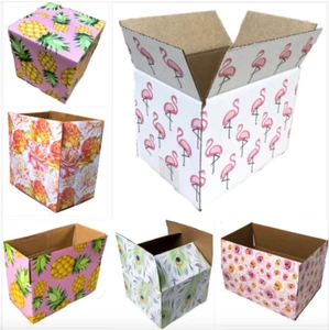 25 Designer Boxes corrugated custom printed Cardboard Box Shipping Cartons Gift - Picture 1 of 27