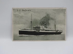 White Border Postcard S S ZeeLandia Lloyd royal Hollandais H128 - Picture 1 of 2