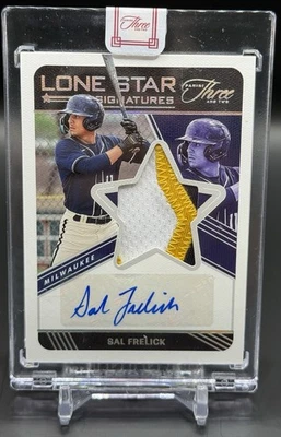 2022 Panini Three And Two Sal Frelick Lone Star Signature Patch Auto 10/15 - Image 1 of 2