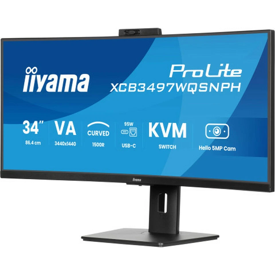 Monitor Iiyama XCB3497WQSNPH-B1 34" UltraWide Quad HD