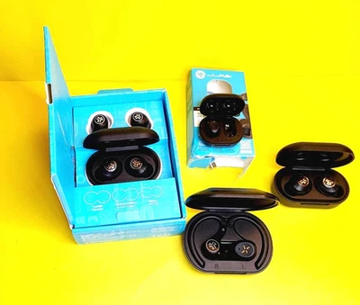 *STORE RETURNS* MIXED LOT OF 4x JLAB JBUDS EPIC AIR PRO ANC MINI EARBUDS BLACK - Image 1 of 4