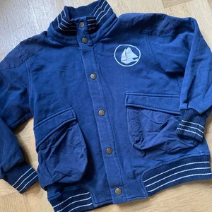 Jacke Übergang Herbst Finkid Gr. 120/130 122/128 blau Boot Vintage - Bild 1 von 9